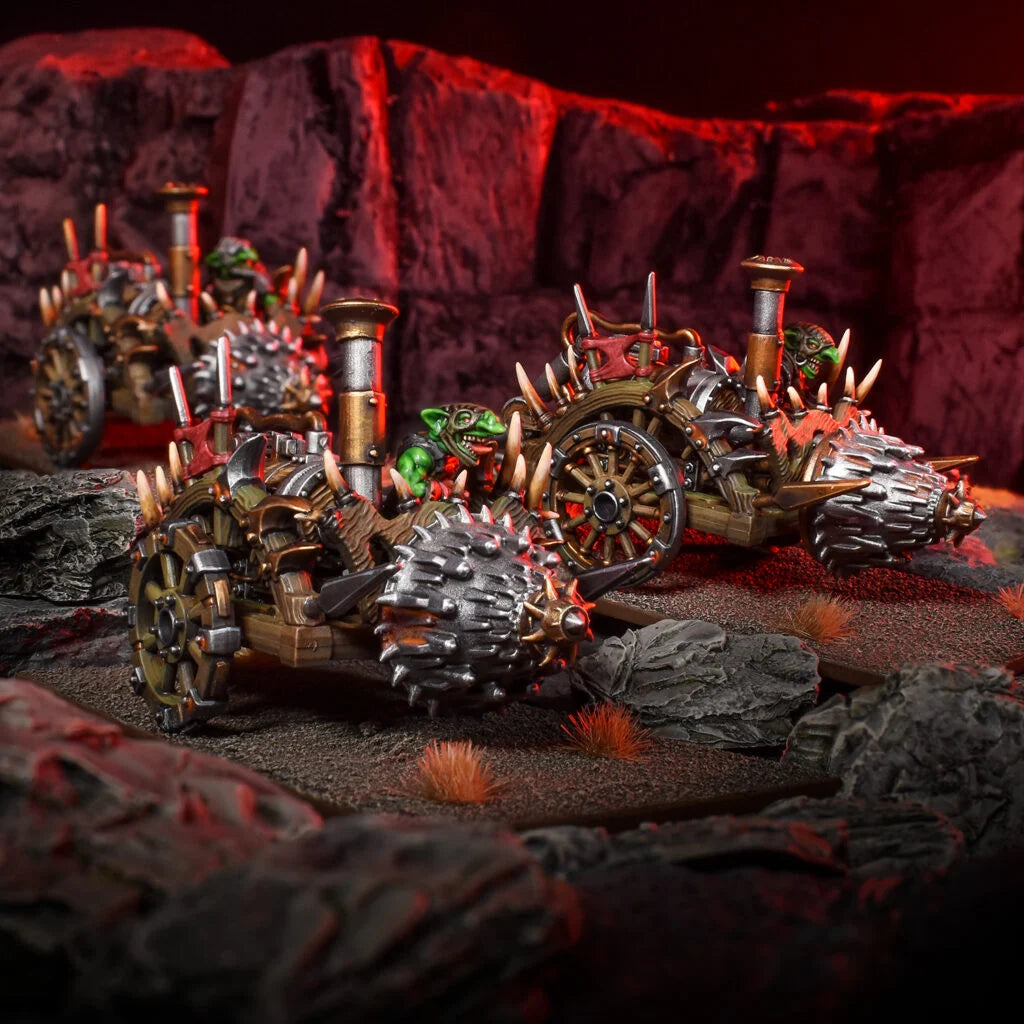 Goblin chariots/Mincer mob