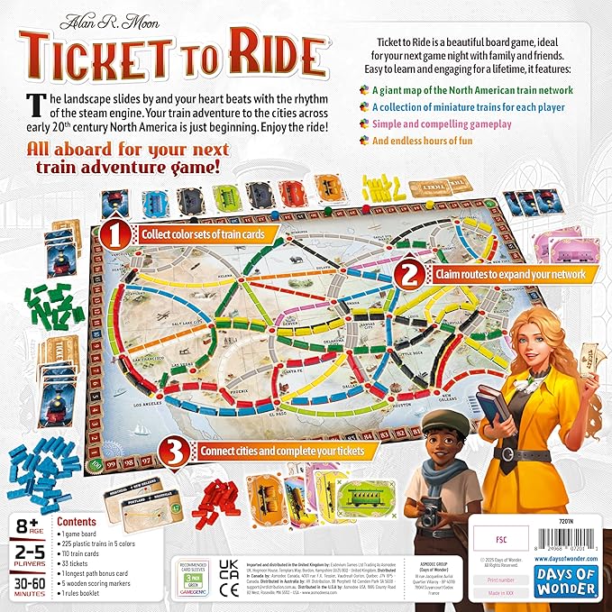 Ticket to Ride 2025 Refresh