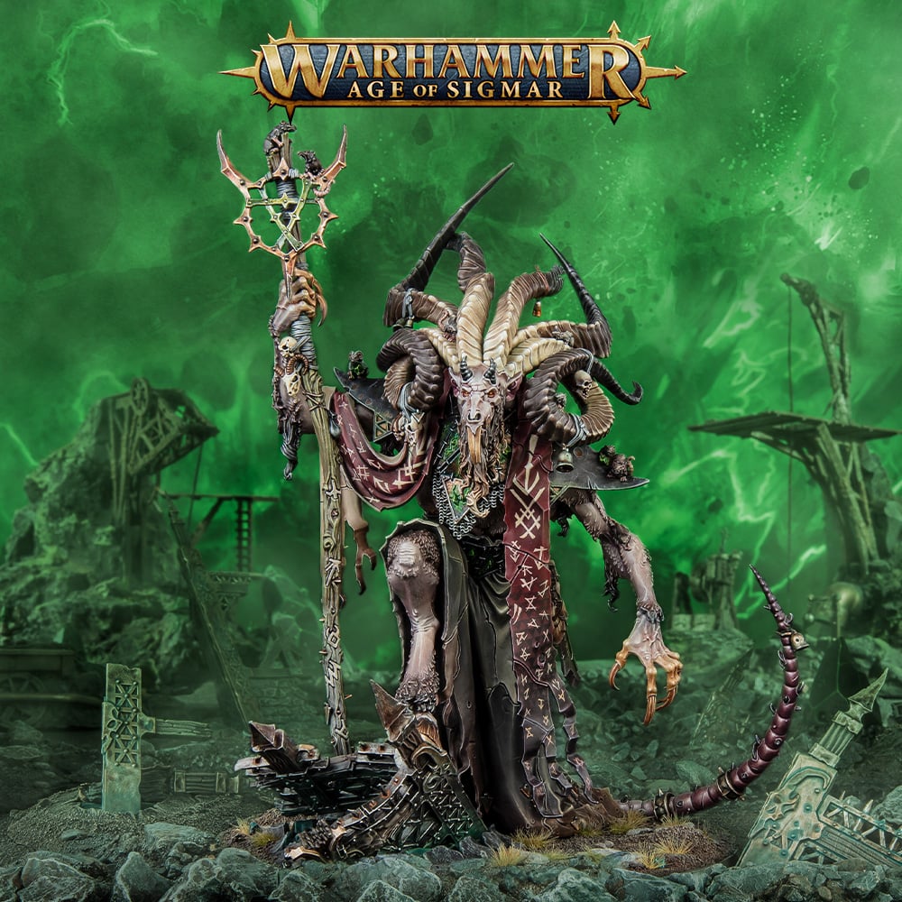 SKAVEN: VIZZIK SKOUR PROPHET HORNED RAT