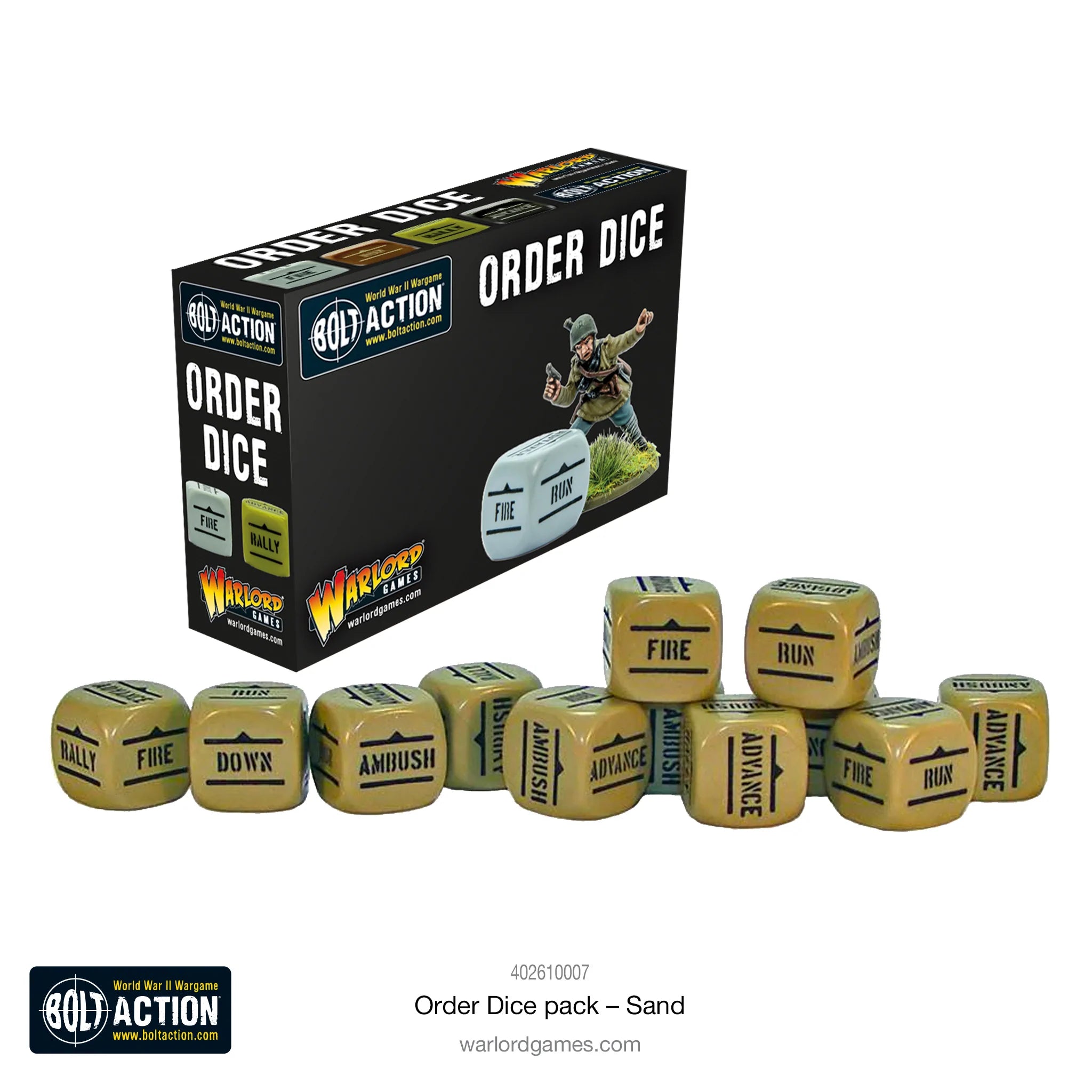 Orders Dice pack - Sand
