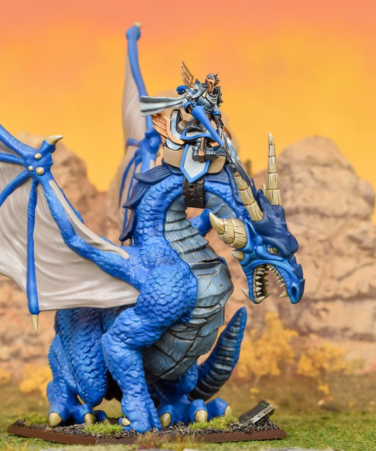 Basilean High Paladin on Dragon