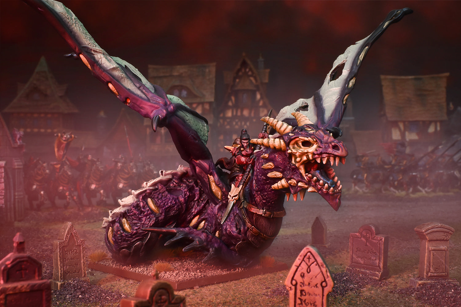 Undead Vampire Lord on Undead Dragon